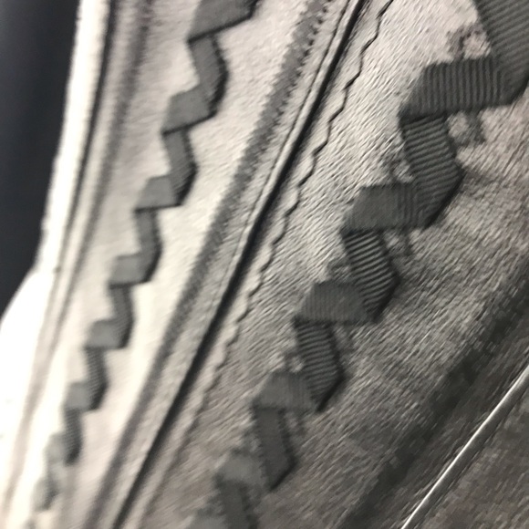 Vintage Nygard Collection Black Leather Front Mixed Media Jacket Size L - Picture 8 of 13